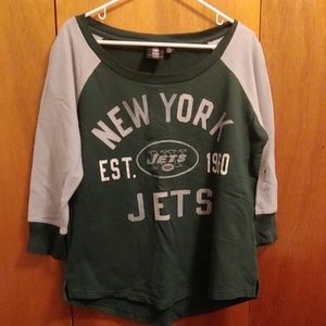Jets 3/4 sleeve sweatshirt